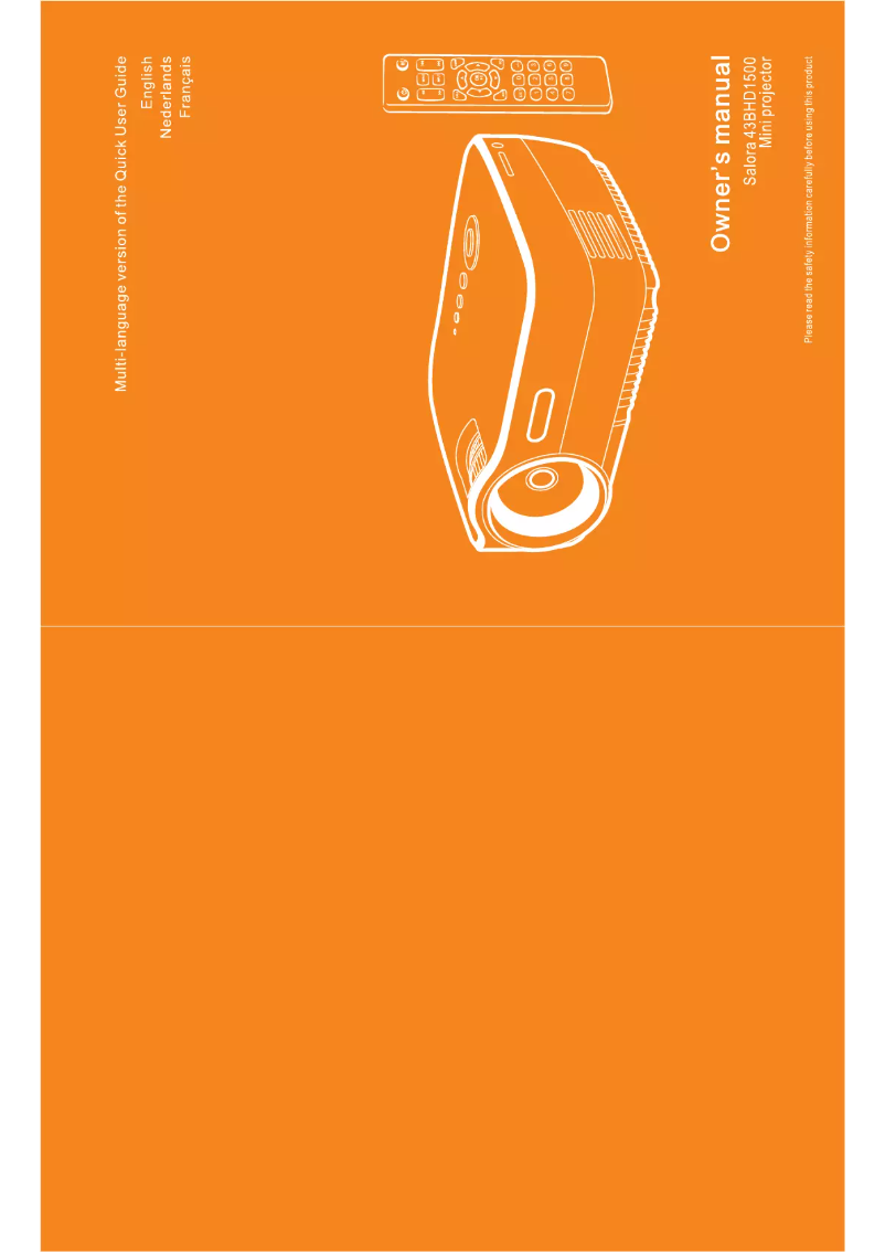 Imagen de la primera página del manual del dispositivo 43BHD1500