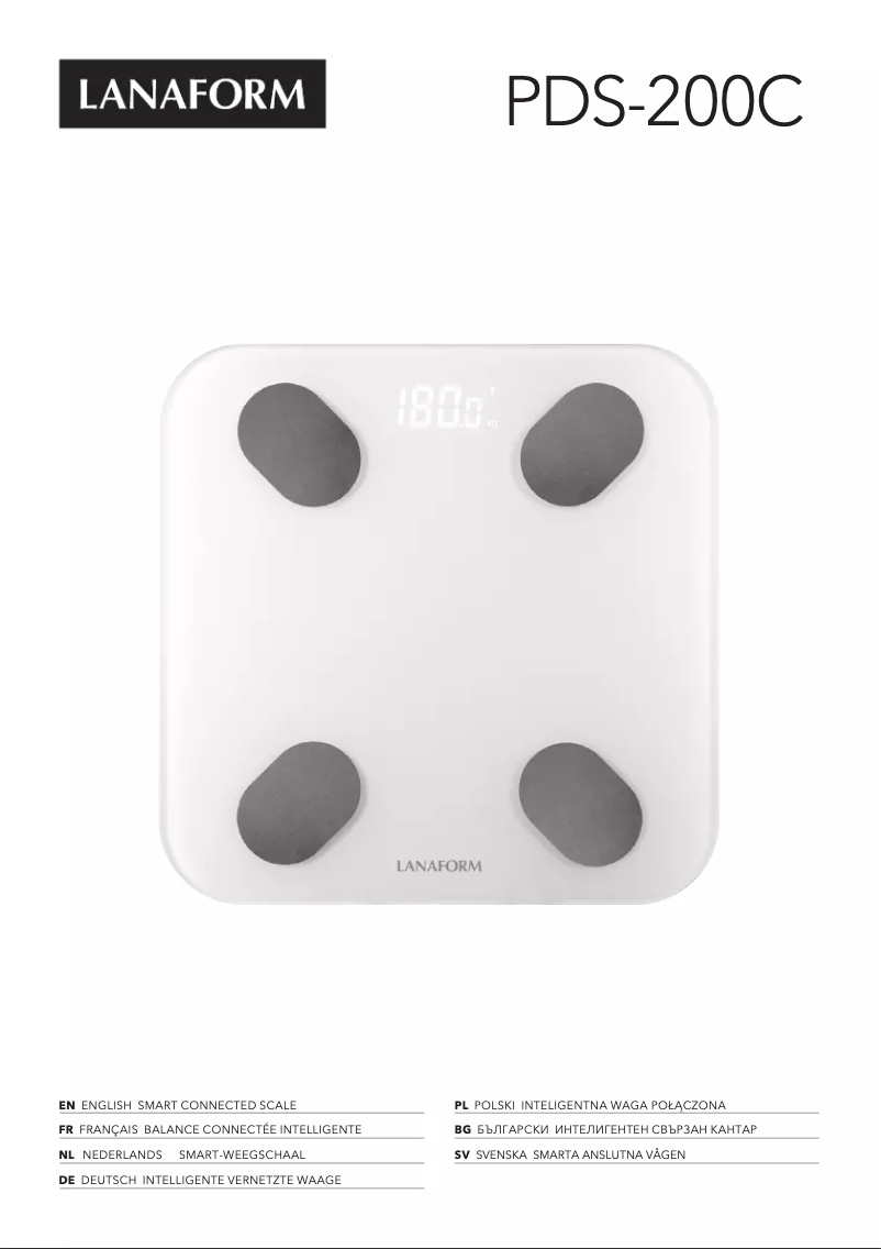 Página 1 del manual Manual de usuario Lanaform PDS-200C