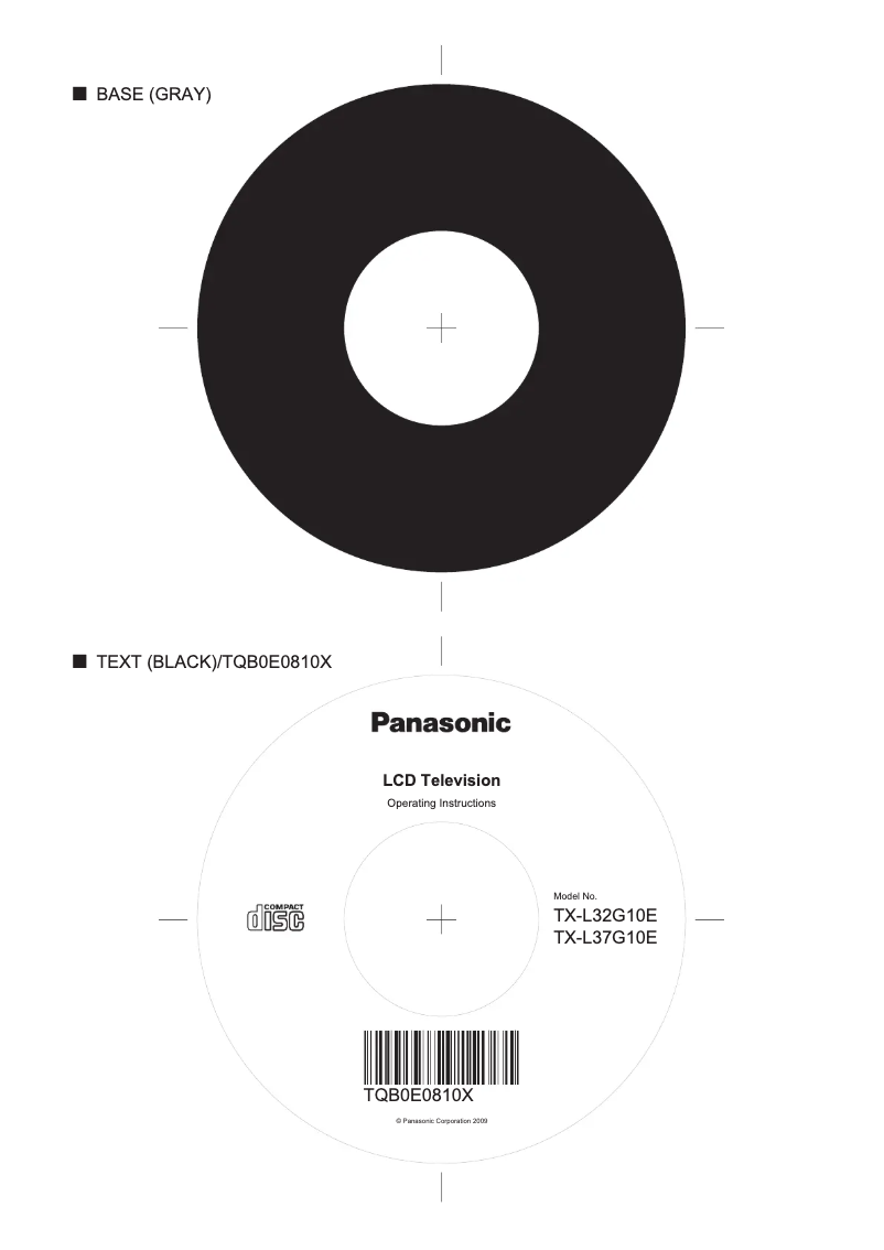 Página 1 del manual Manual de usuario Panasonic Viera TX-L32G10E