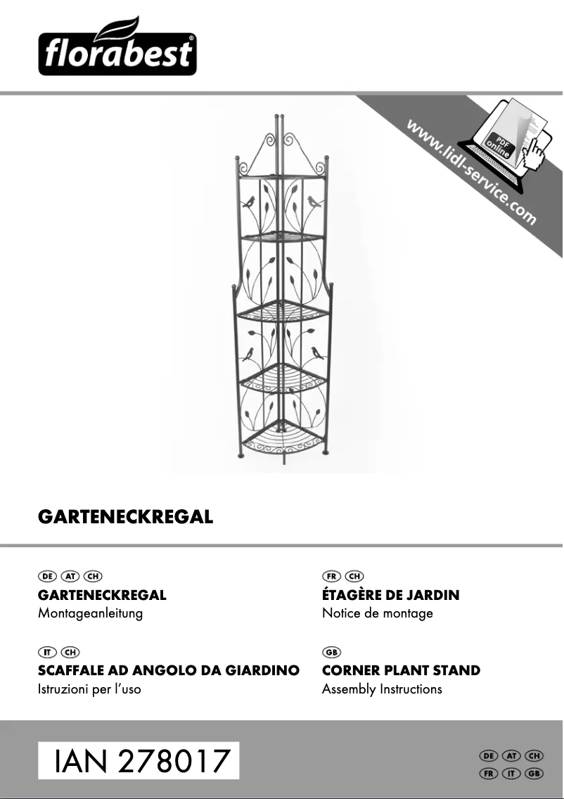 Página nº 1 - Manual de usuario Florabest IAN 278017