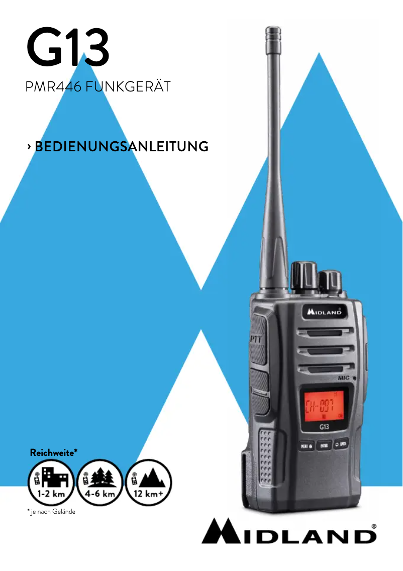 Página nº 1 - Manual de usuario Midland G13