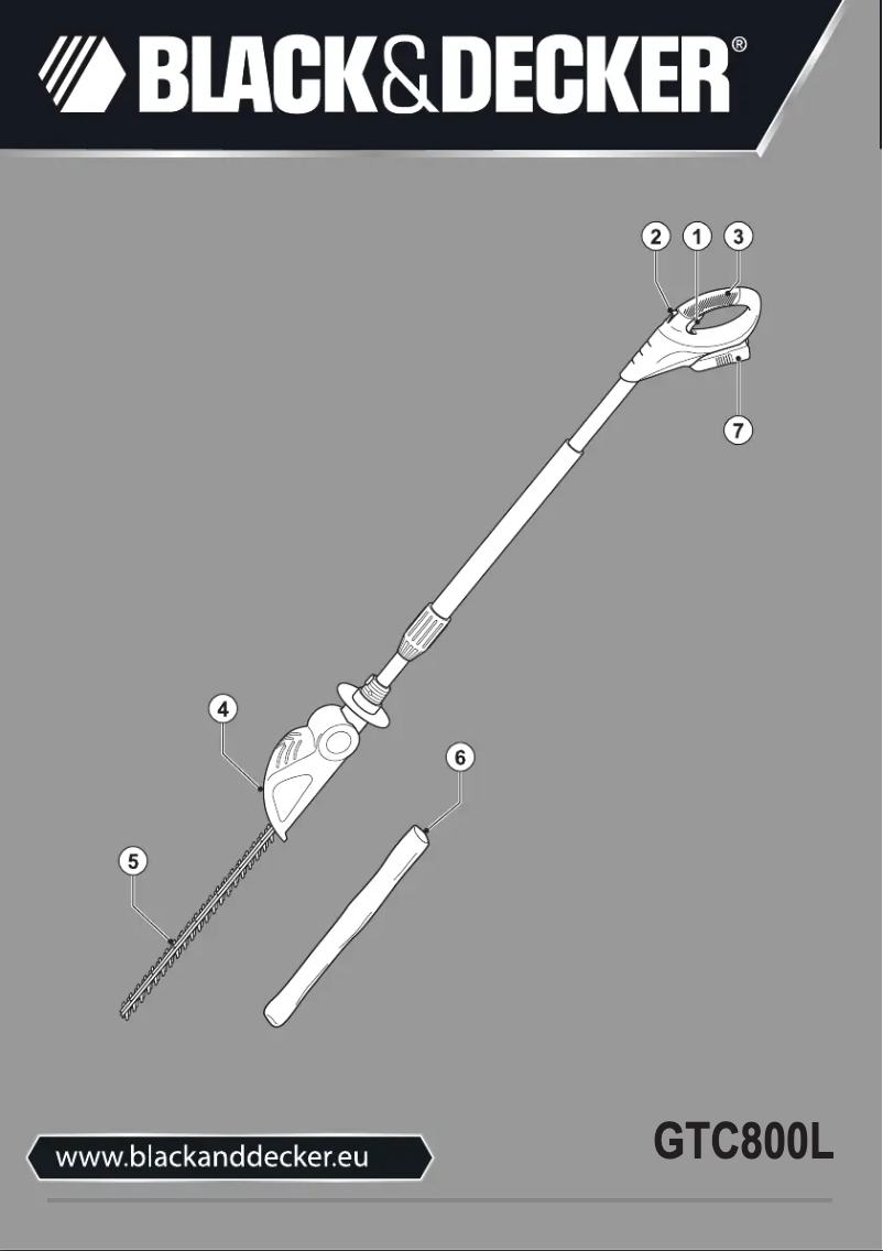 Imagen de la primera página del manual del dispositivo GTC800L