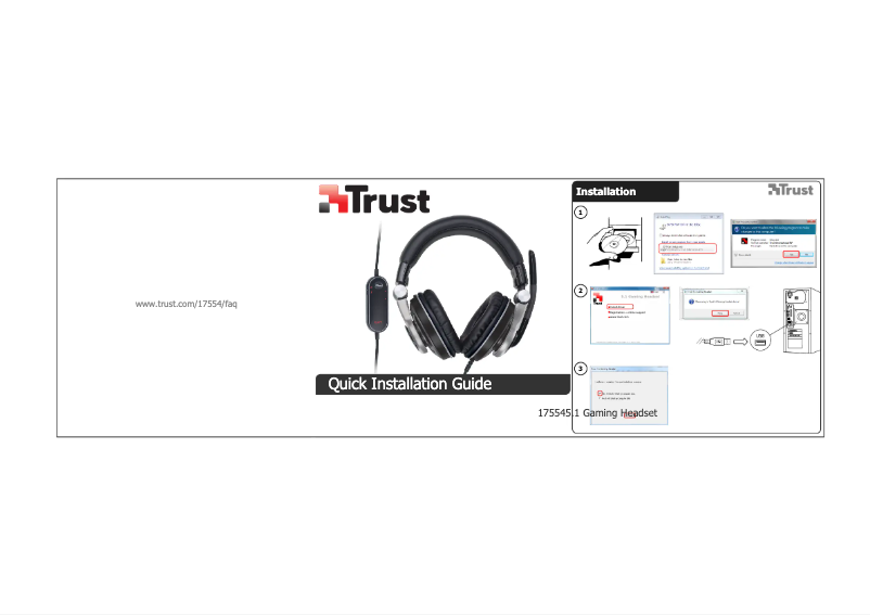 Página 1 del manual Manual de usuario Trust GXT 26 17554