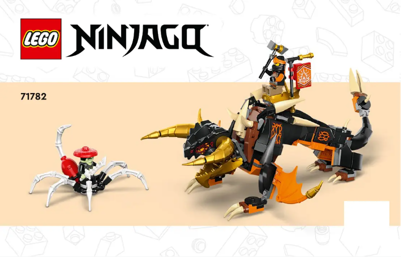 Página 1 del manual Instrucciones visuales Lego Ninjago 71782