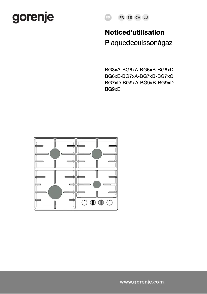 Imagen de la primera página del manual del dispositivo GW951X