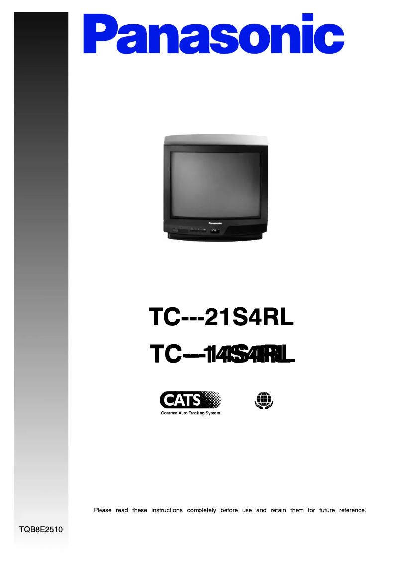 Página nº 1 - Manual de usuario Panasonic TC-21S4RL