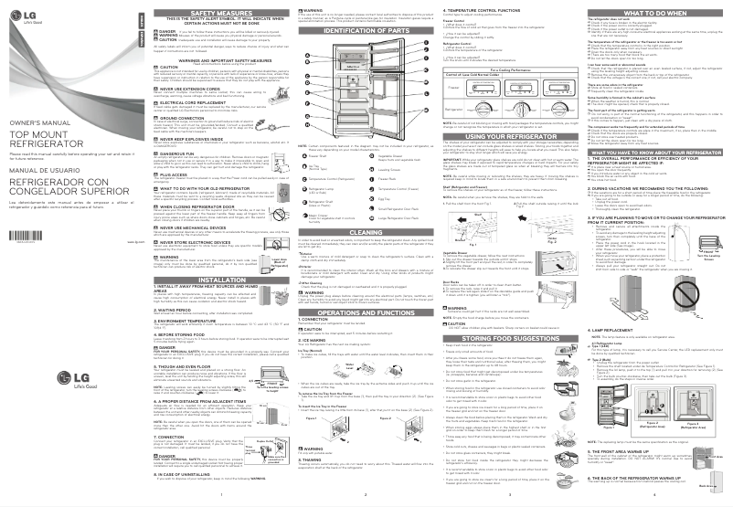 Imagen de la primera página del manual del dispositivo GM-C322SLCA