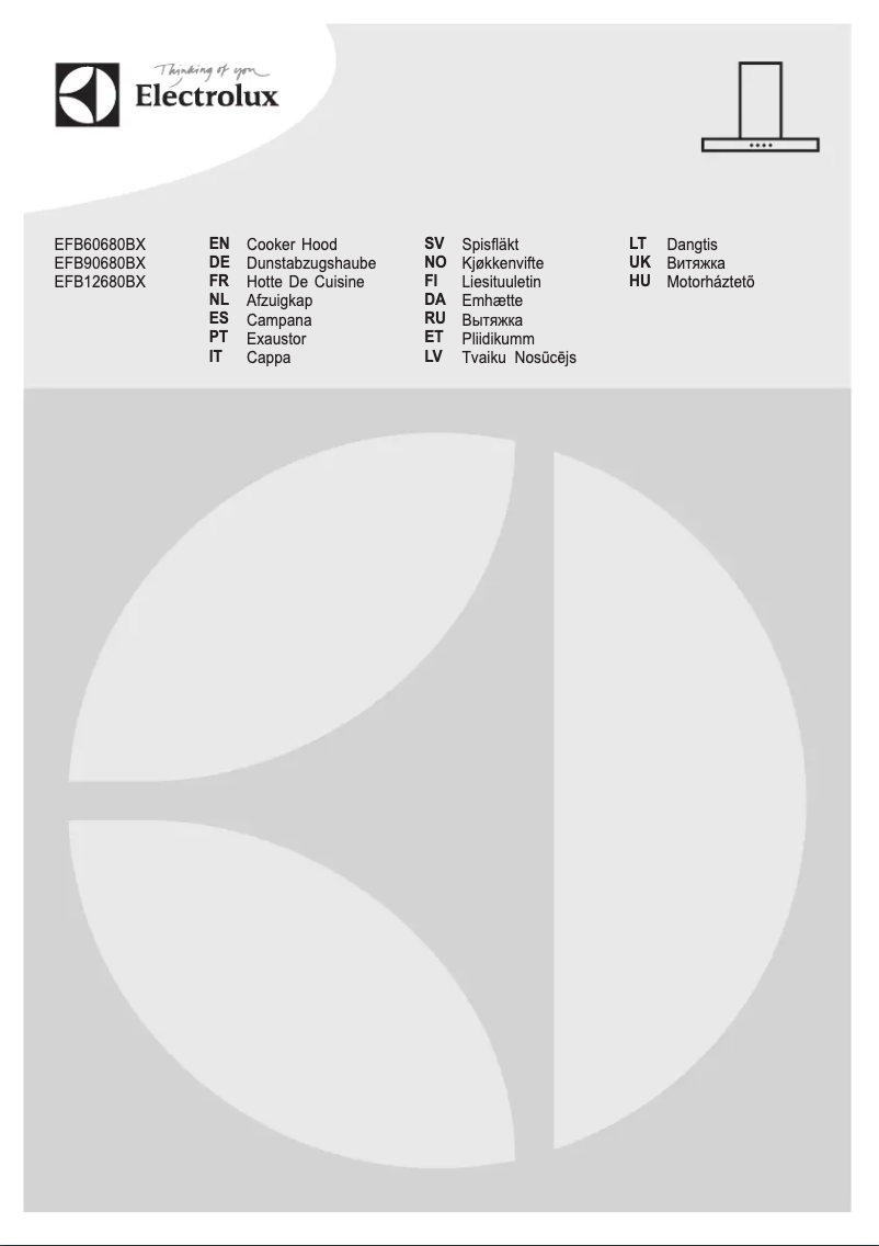 Página 1 del manual Manual de usuario Electrolux EFB90680BX