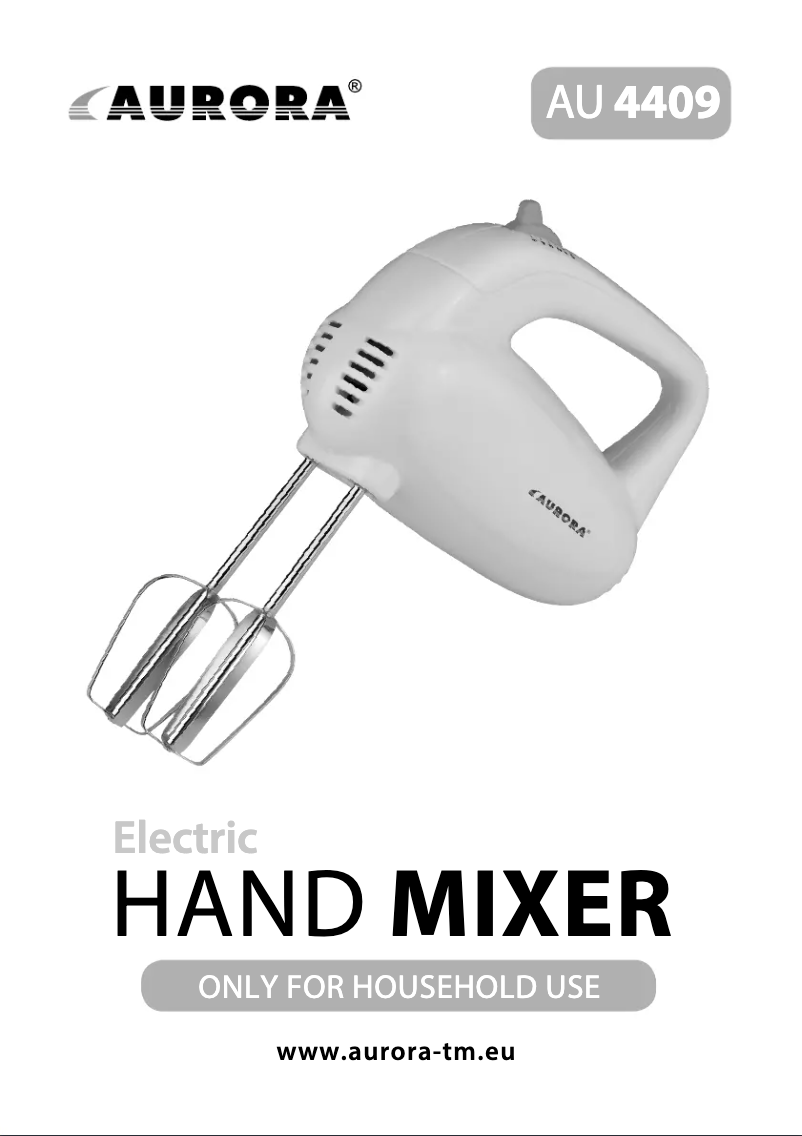 Imagen de la primera página del manual del dispositivo AU4409