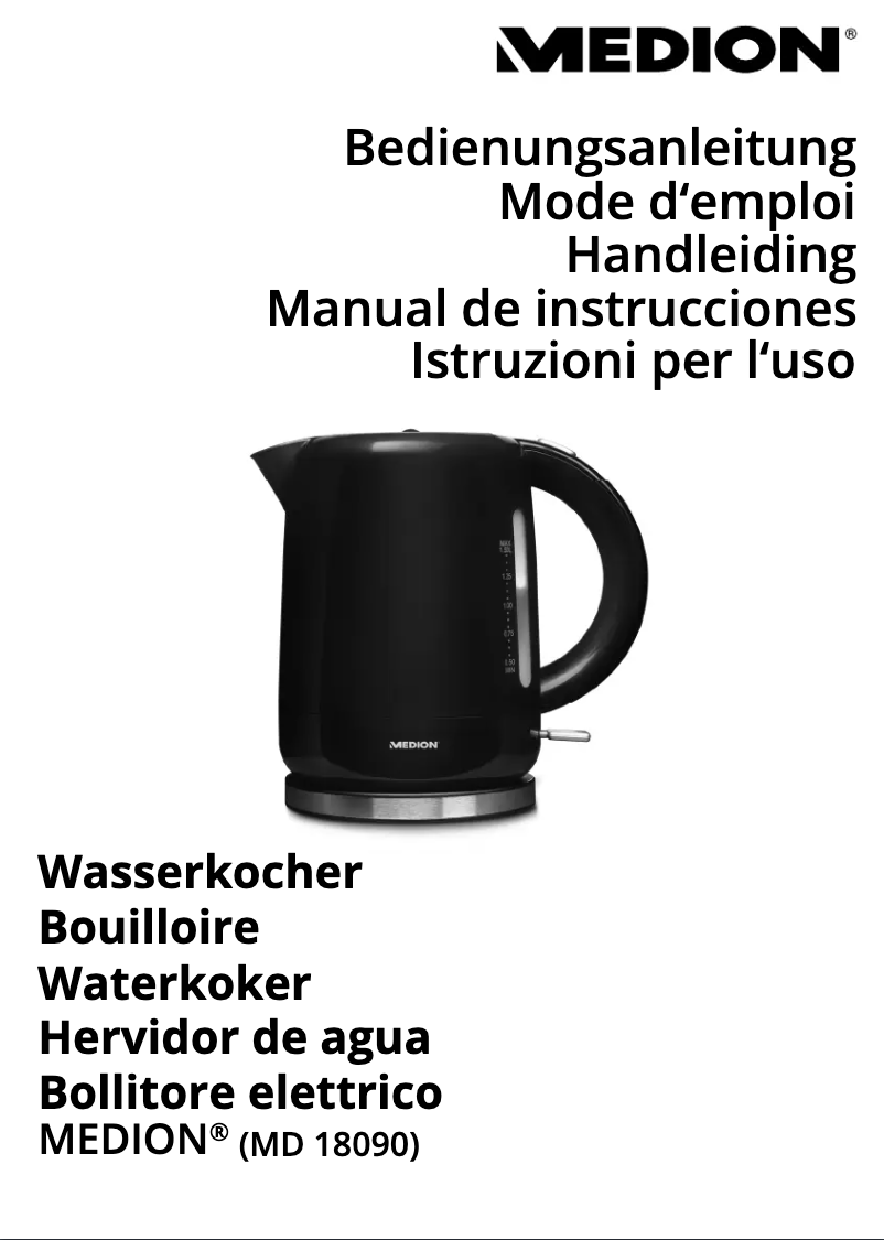 Página 1 del manual Manual de usuario Medion MD 18090
