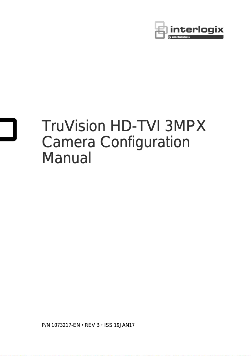 Imagen de la primera página del manual del dispositivo TruVision TVT-4404