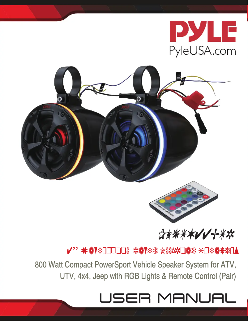 Imagen de la primera página del manual del dispositivo PLUTV44BTR