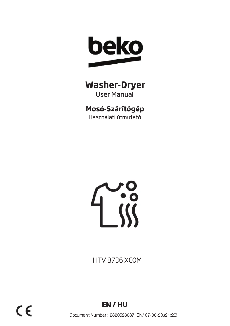 Página 1 del manual Manual de usuario Beko HTV 8736 XC0M