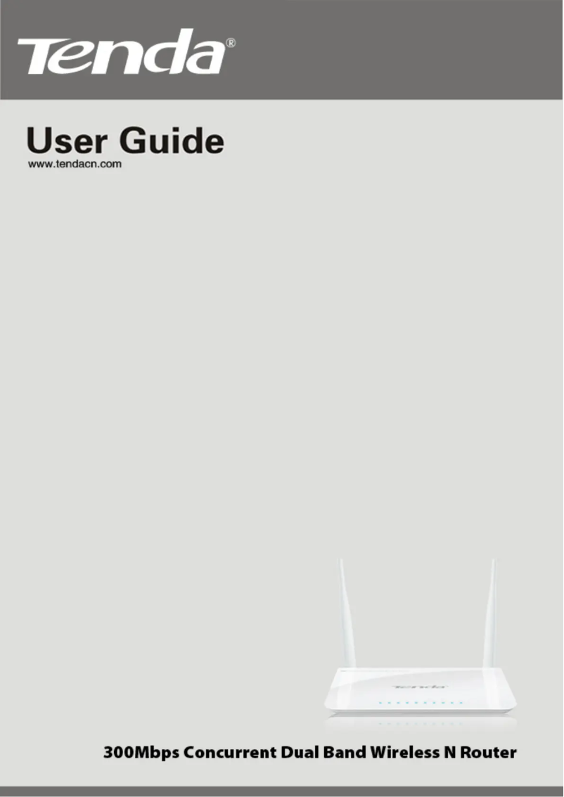 Página 1 del manual Manual de usuario Tenda N6