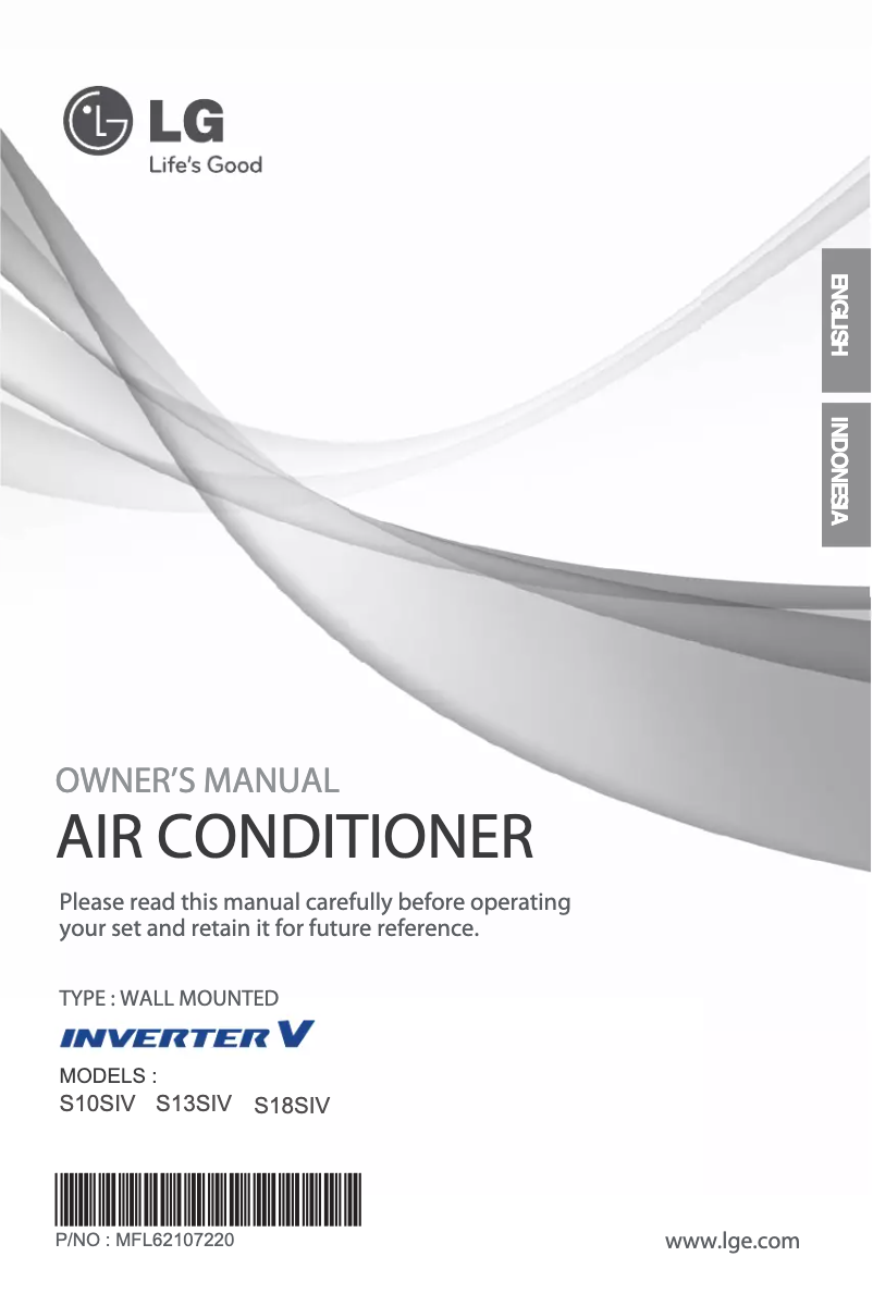 Imagen de la primera página del manual del dispositivo SN10KMV