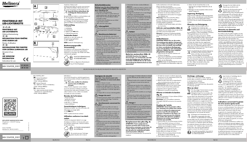 Imagen de la primera página del manual del dispositivo IAN 336928