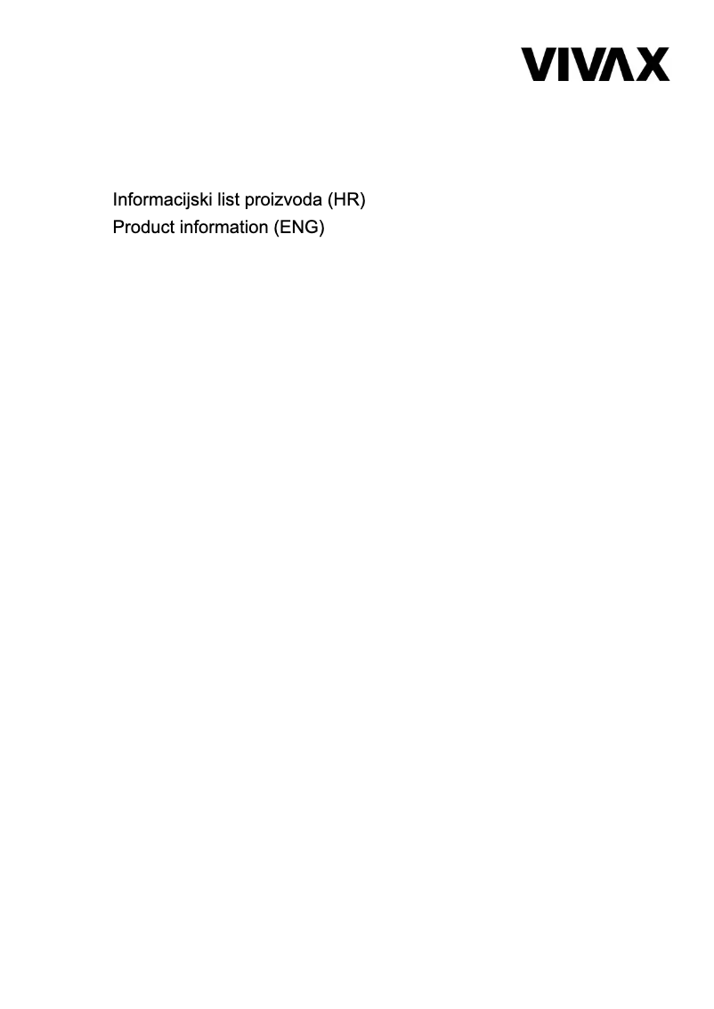 Imagen de la primera página del manual del dispositivo BH-042VC