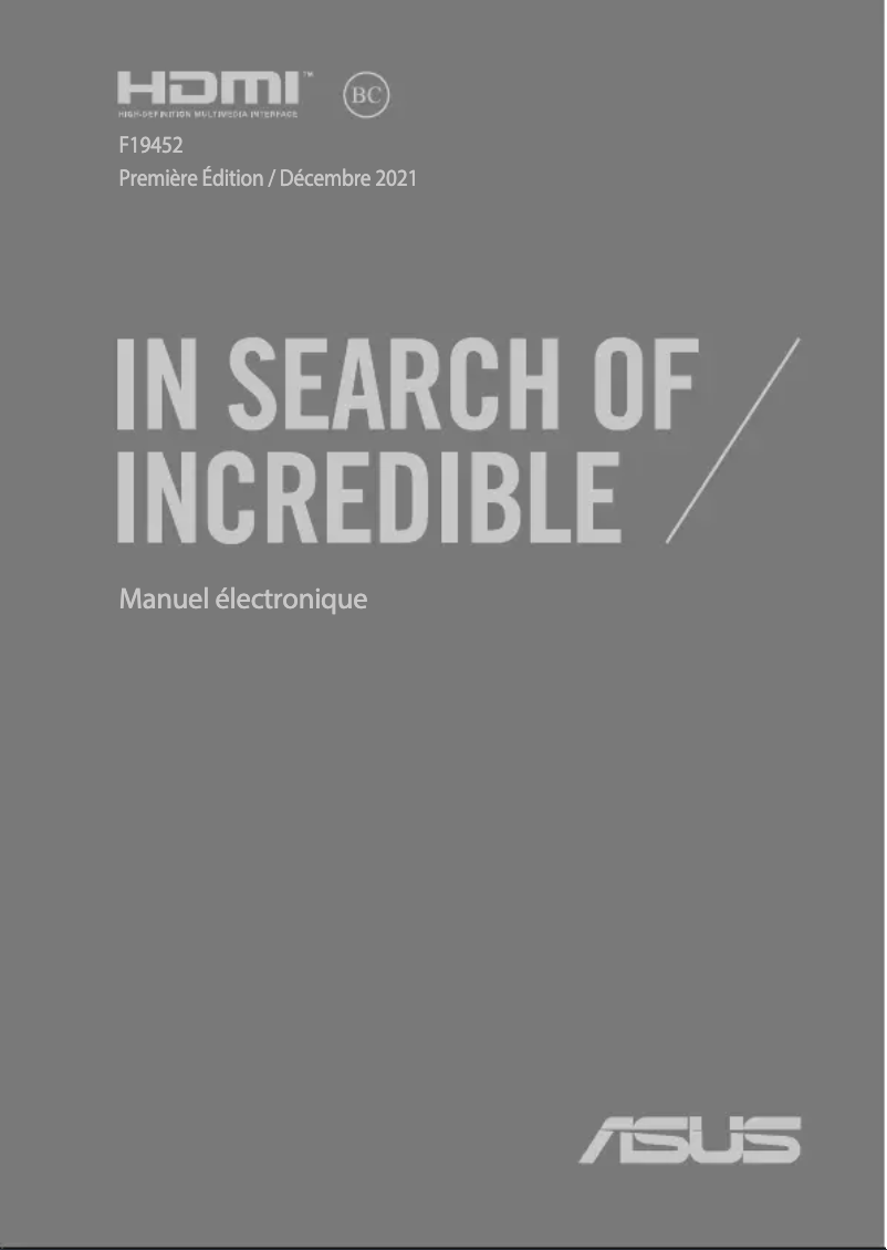 Página nº 1 - Manual de usuario Asus VivoBook S 14X OLED