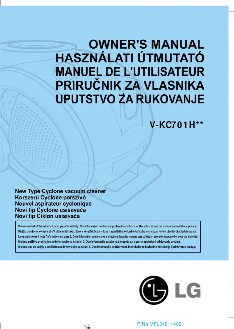Página 1 del manual Manual de usuario LG V-KC701HTU