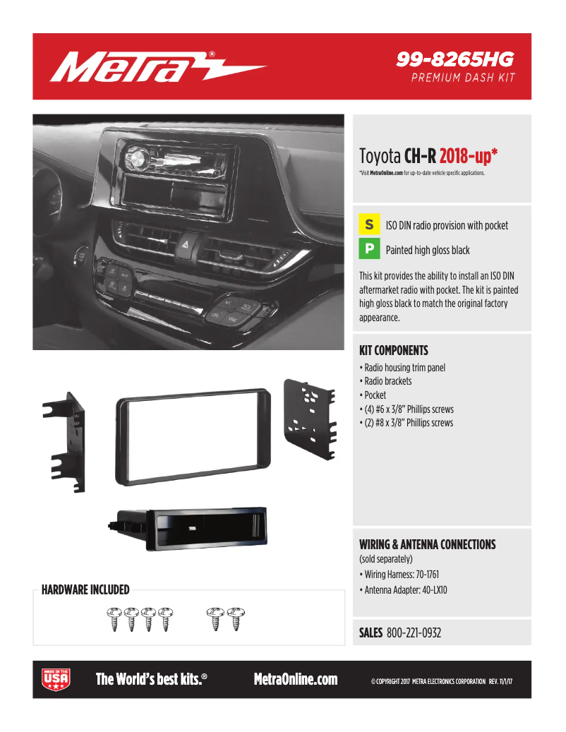 Imagen de la primera página del manual del dispositivo 99-8265HG