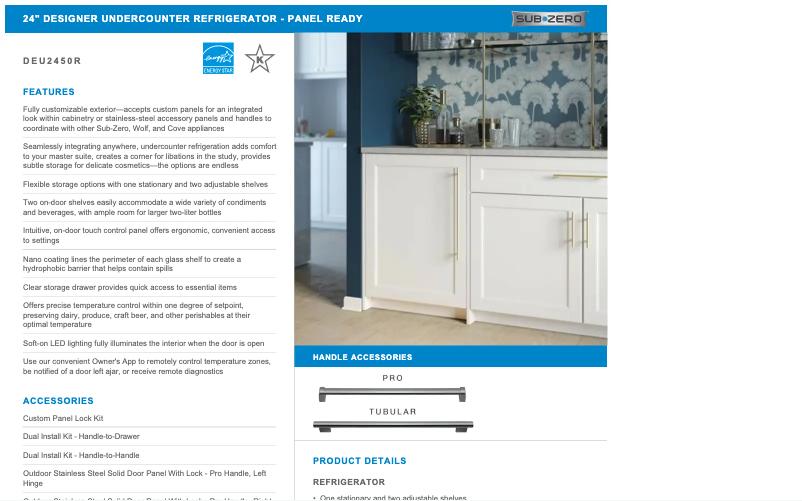 Imagen de la primera página del manual del dispositivo DEU2450R