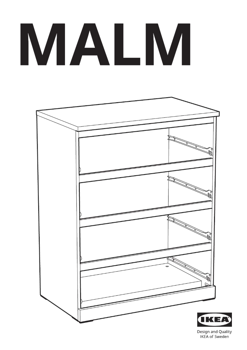 Página 1 del manual Manual de usuario Ikea MALM 704.035.74