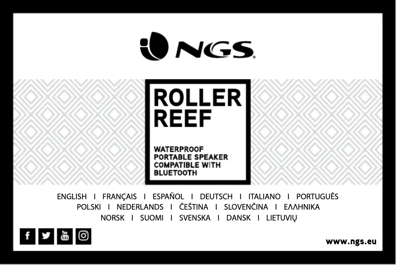 Imagen de la primera página del manual del dispositivo Roller Reef