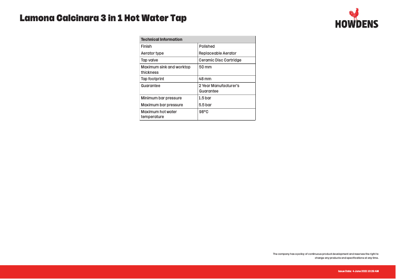 Imagen de la primera página del manual del dispositivo TAP6060