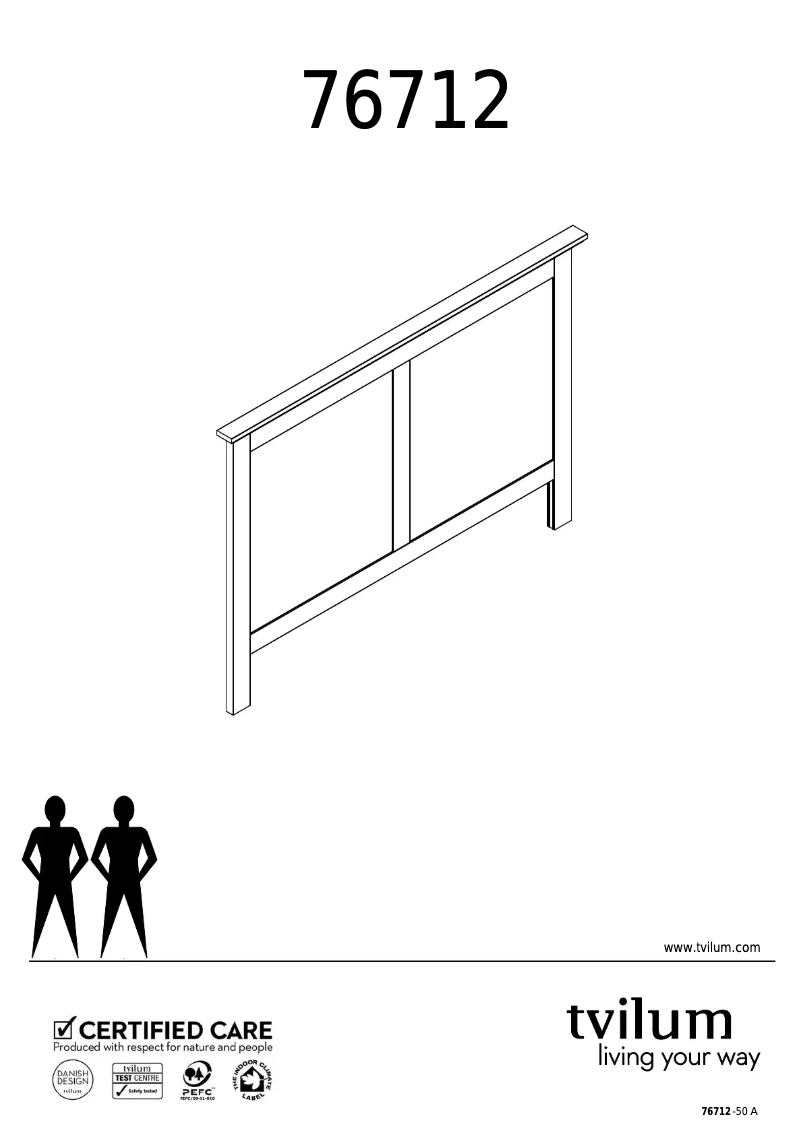 Imagen de la primera página del manual del dispositivo 76712