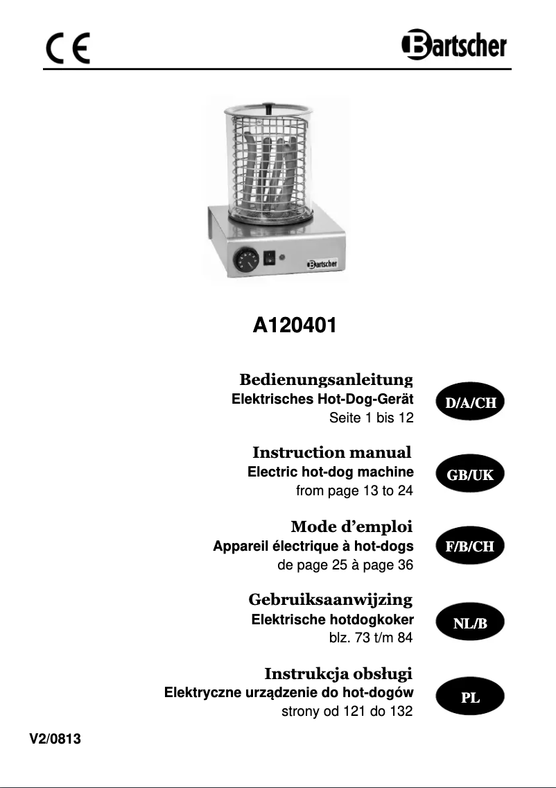 Imagen de la primera página del manual del dispositivo A120401