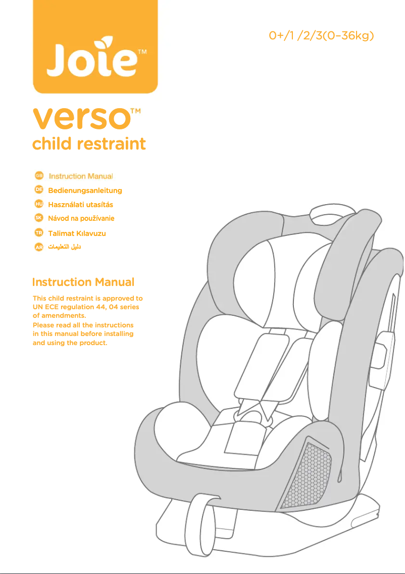 Imagen de la primera página del manual del dispositivo Verso