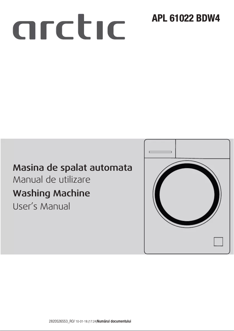 Página 1 del manual Manual de usuario Arctic Cooling APL61022BDW4