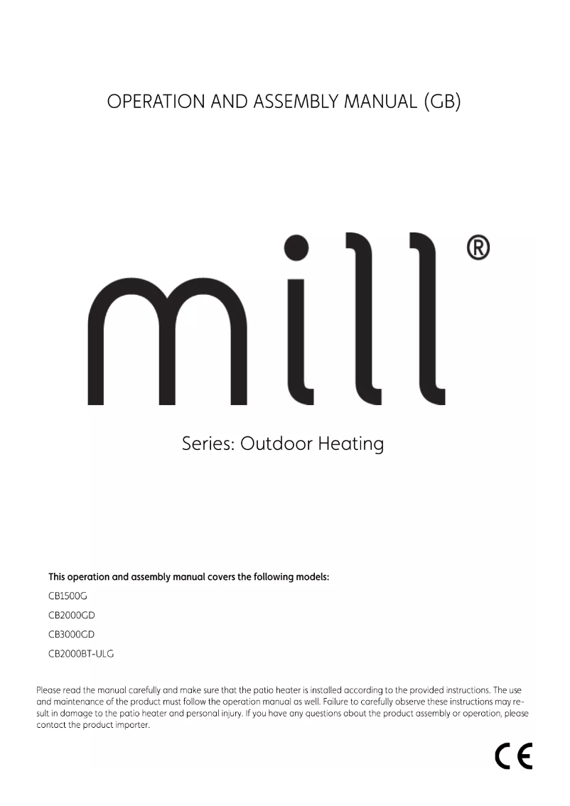 Imagen de la primera página del manual del dispositivo CB1500 G