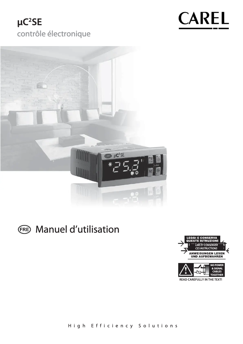 Página 1 del manual Manual de usuario Carel µC2 SE