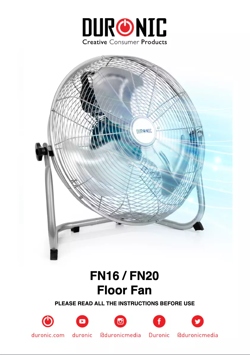 Imagen de la primera página del manual del dispositivo FN16