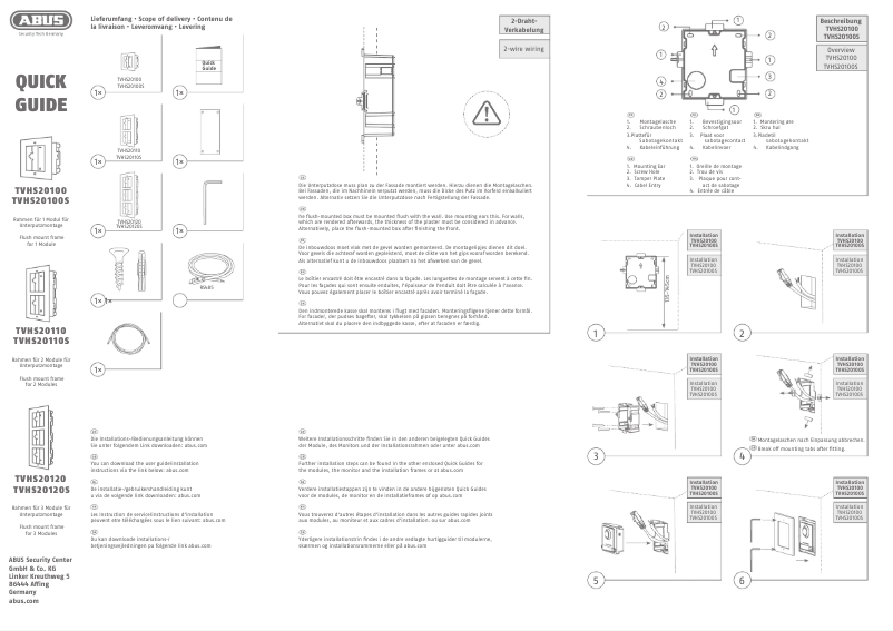 Imagen de la primera página del manual del dispositivo TVHS20100