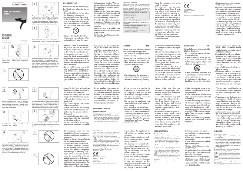 Página 1 del manual Manual de usuario Grundig HD 7582