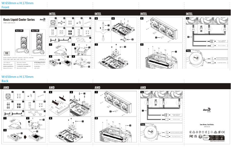 Página 1 del manual Manual de usuario AeroCool Oasis L360