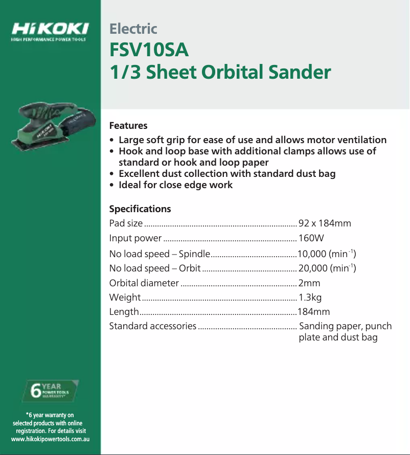 Imagen de la primera página del manual del dispositivo FSV10SA