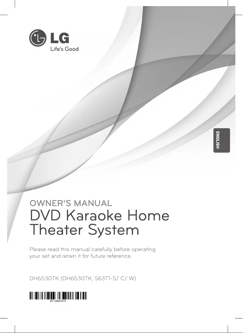 Imagen de la primera página del manual del dispositivo DH6530TK