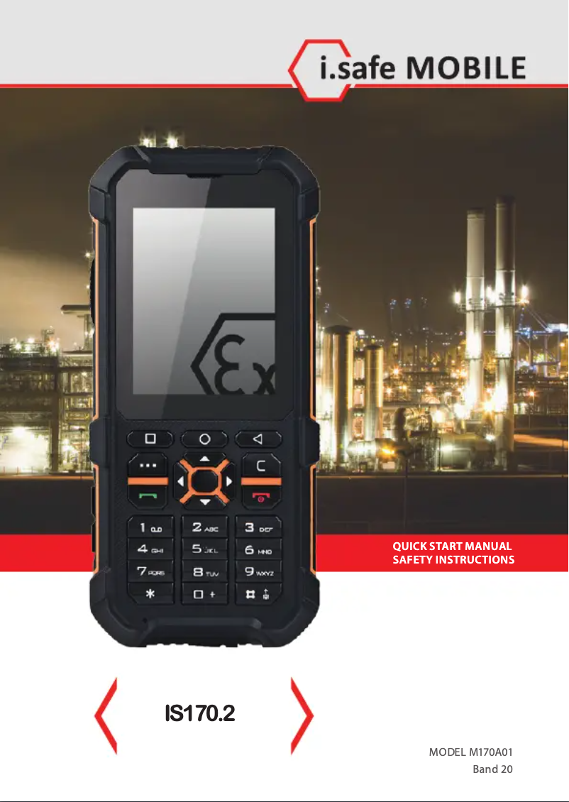 Imagen de la primera página del manual del dispositivo IS170.2