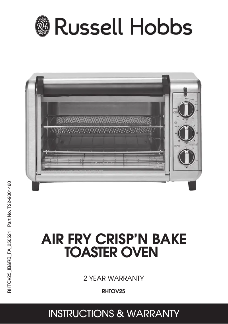 Página 1 del manual Manual de usuario Russell Hobbs RHTOV25