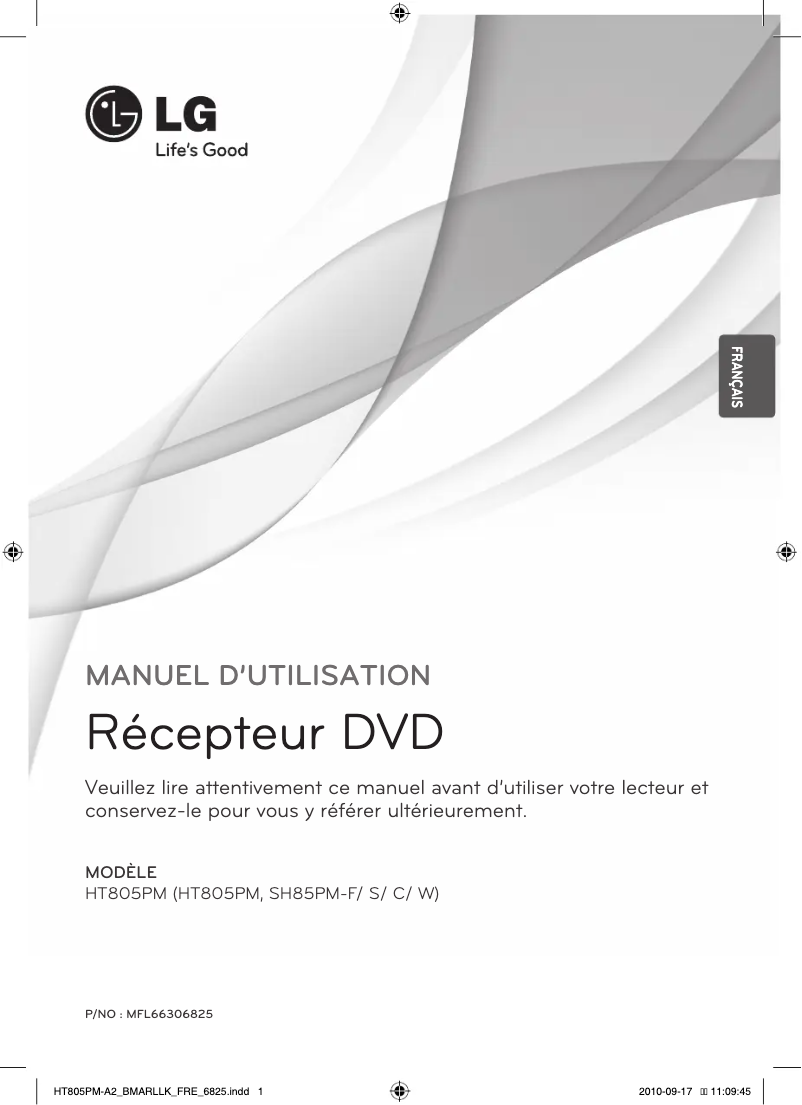 Imagen de la primera página del manual del dispositivo HT805PM