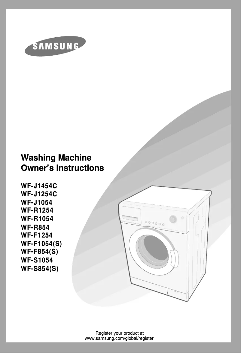 Imagen de la primera página del manual del dispositivo WF-S854