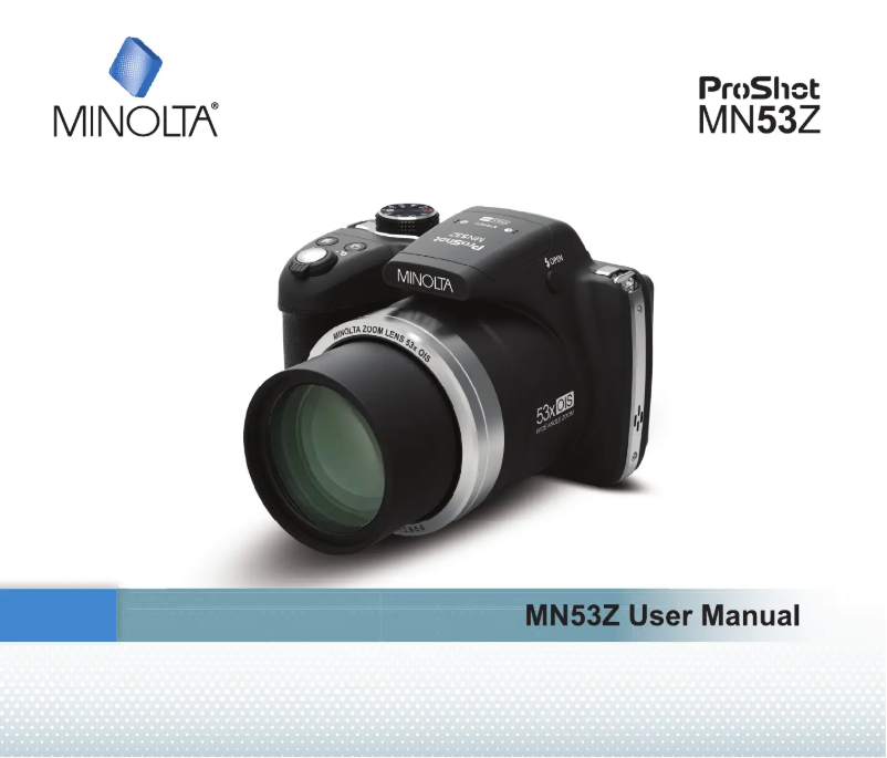 Página 1 del manual Manual de usuario Minolta MN53Z