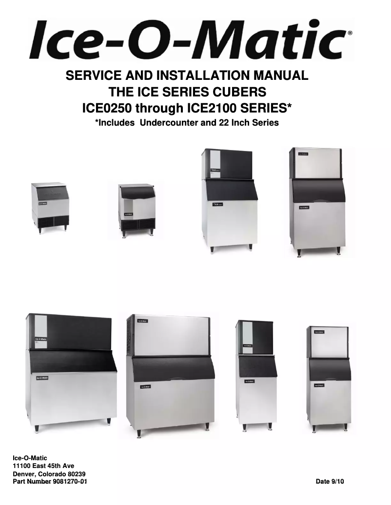 Imagen de la primera página del manual del dispositivo ICEU300FA