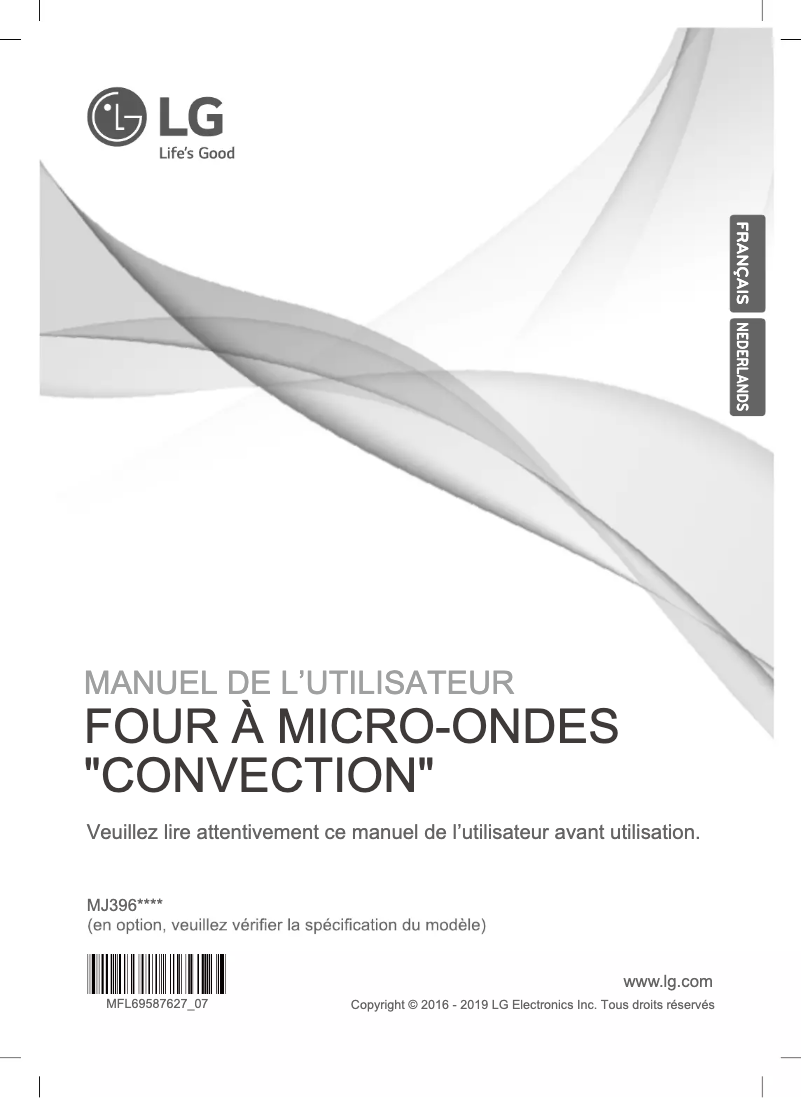 Página 1 del manual Manual de usuario LG MJ3965ACW