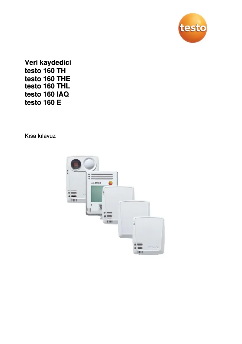 Imagen de la primera página del manual del dispositivo 160 TH