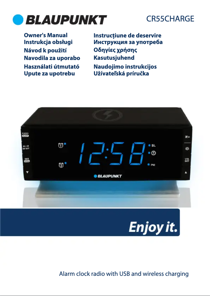 Página 1 del manual Manual de usuario Blaupunkt CR55CHARGE