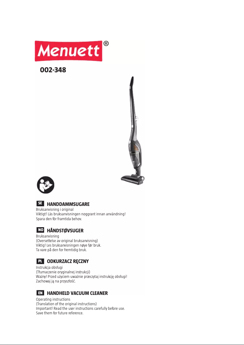 Imagen de la primera página del manual del dispositivo 002-348